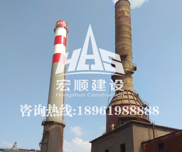 煙囪刷色環
